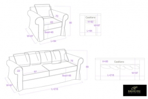 Sofa Marcottestyle Berkley-300