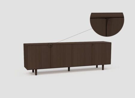 Marcottestyle Interiors Dressoir Eiken,Dressoir Modern,Dressoir