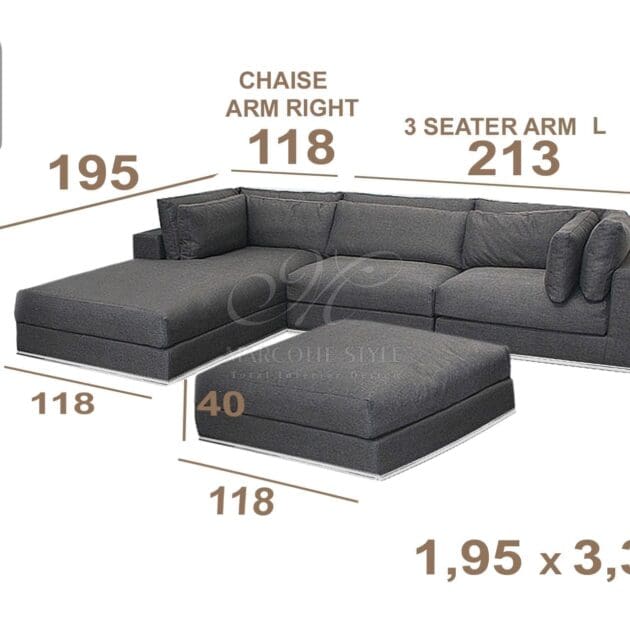 Marcottestyle Interiors Modulaire Sofa Marcottestyle