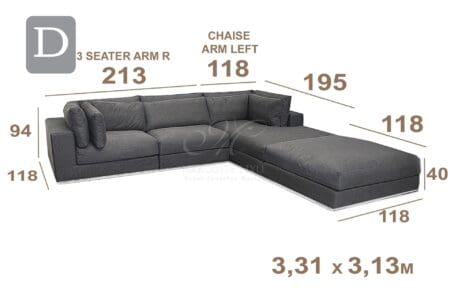 Marcottestyle Interiors Modulaire Sofa Marcottestyle