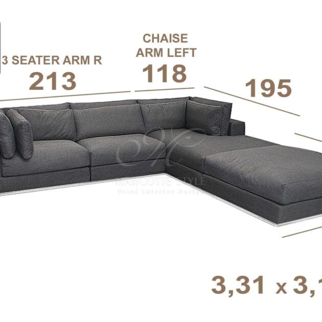 Marcottestyle Interiors Modulaire Sofa Marcottestyle