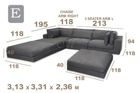 Marcottestyle Interiors Modulaire Sofa Marcottestyle