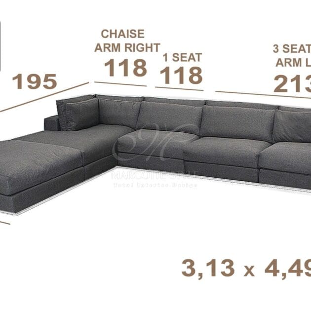 Marcottestyle Interiors Modulaire Sofa Marcottestyle