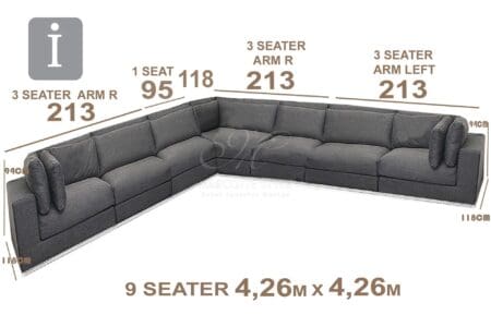 Marcottestyle Interiors Modulaire Sofa Marcottestyle