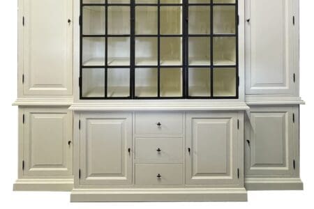 Marcottestyle Interiors Witte Vitrinekast