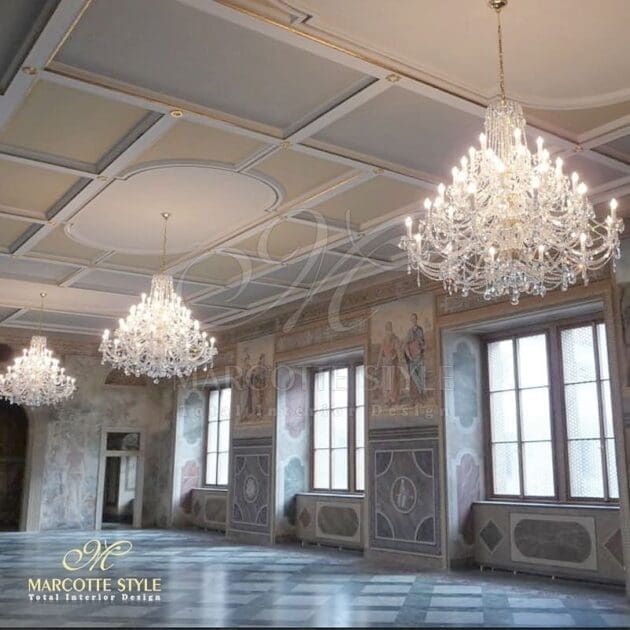 Marcottestyle Interiors Crystal Chandelier