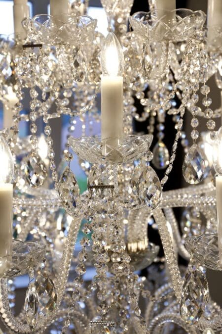 Marcottestyle Interiors Crystal Chandelier