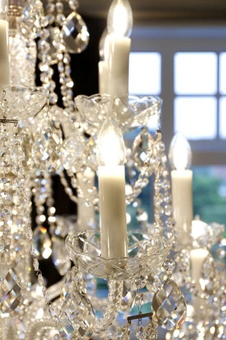 Marcottestyle Interiors Crystal Chandelier