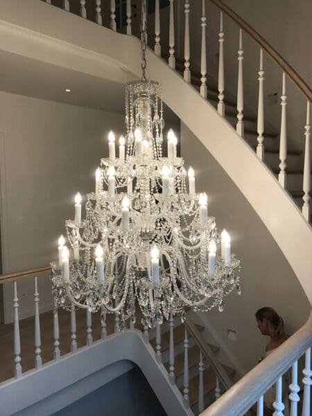 Marcottestyle Interiors Crystal Chandelier