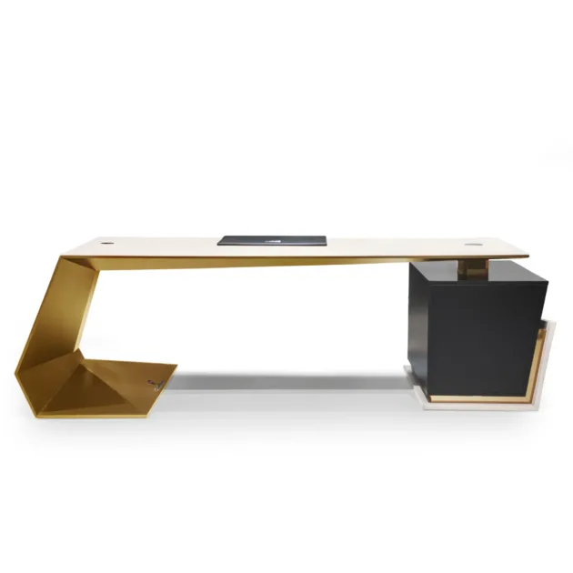 Marcottestyle Interiors Lamborghini Gt President Gold Desk By Marcottestyle