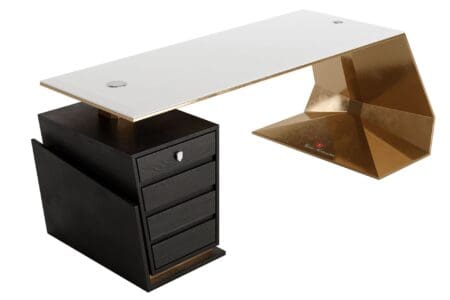 Marcottestyle Interiors Lamborghini Gt President Gold Desk By Marcottestyle