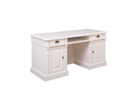 Marcottestyle Interiors Bureau, Eiken Bureau Met Gesloten Achterkant, Bureau Op Maat, Luxe Eiken Bureau