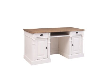 Marcottestyle Interiors Bureau, Eiken Bureau Met Gesloten Achterkant, Bureau Op Maat, Luxe Eiken Bureau