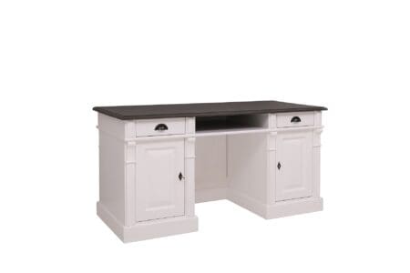 Marcottestyle Interiors Bureau, Eiken Bureau Met Gesloten Achterkant, Bureau Op Maat, Luxe Eiken Bureau