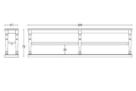 Marcottestyle Interiors Lage Console