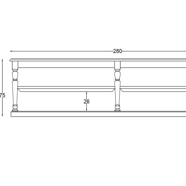 Marcottestyle Interiors Lage Console