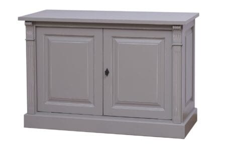 Eiken Dressoir Beaumont - Massief Eiken Dressoir Met 2 Deuren, Ideaal Voor Opbergruimte.