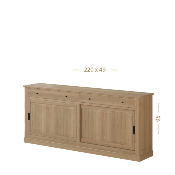 Marcottestyle-eiken-dressoir_KAS403-2_220x49x95H_A