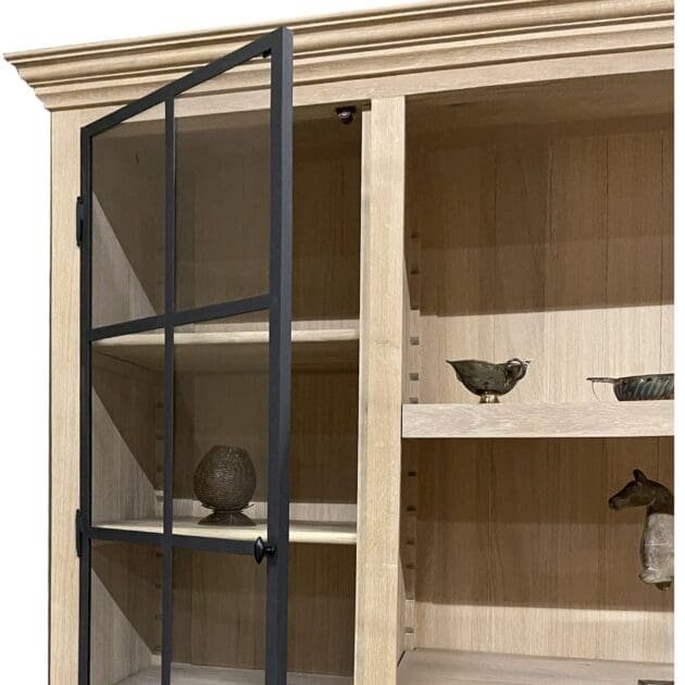 Marcottestyle Interiors Eiken Kast,Eiken Kasten,Eiken Kast Met Smeedijzer,Masieve Eikenkast